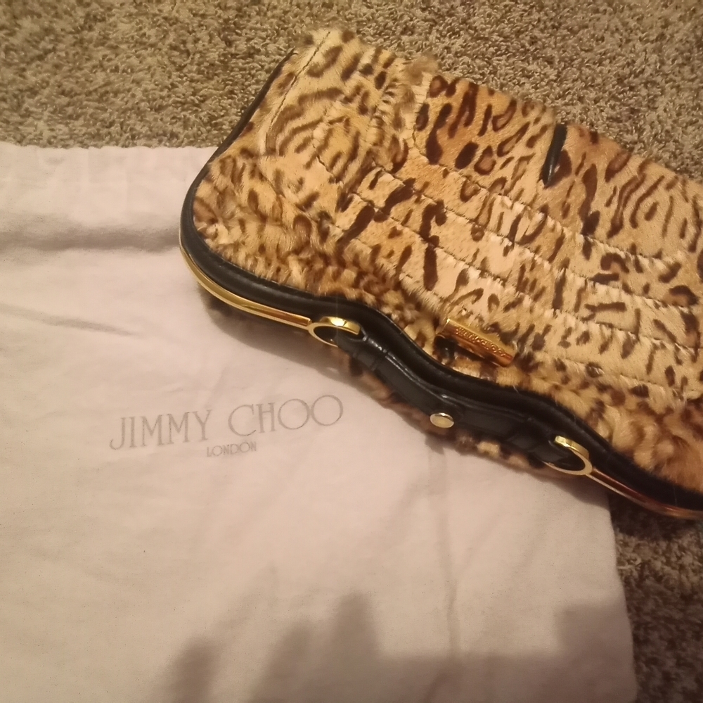 Rare Jimmy choo fur purse